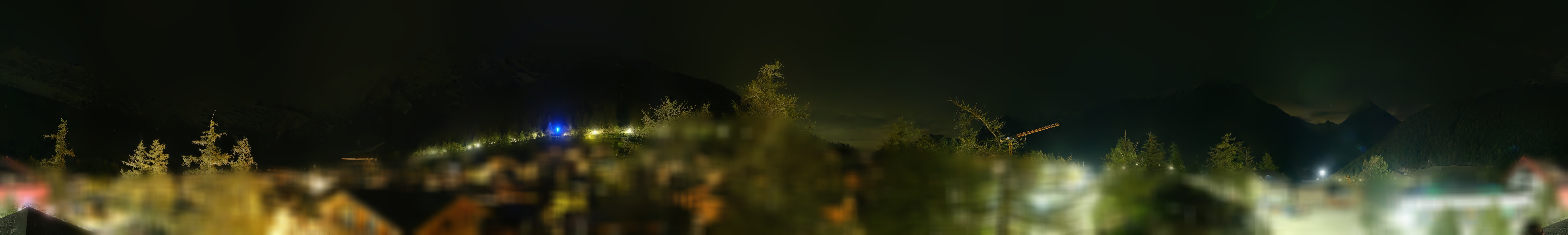 Archiv Foto Webcam Saas Fee: Blick in den Ortskern