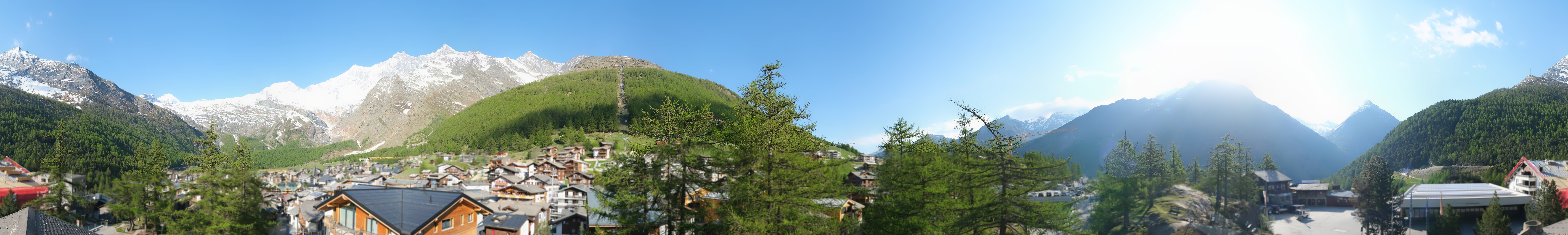 Archived image Webcam Saas Fee - View Village