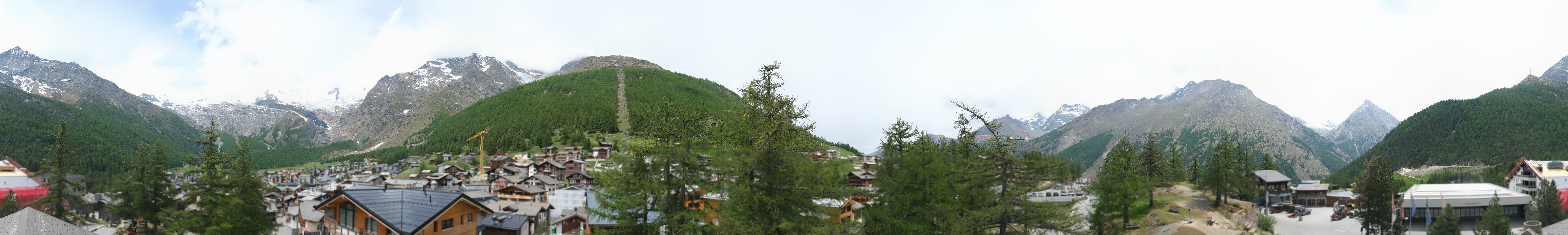 Archived image Webcam Saas Fee - View Village