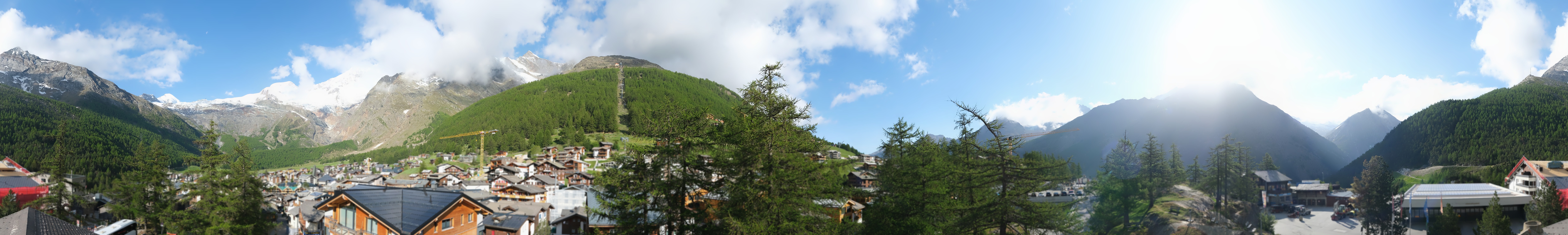 Archived image Webcam Saas Fee - View Village