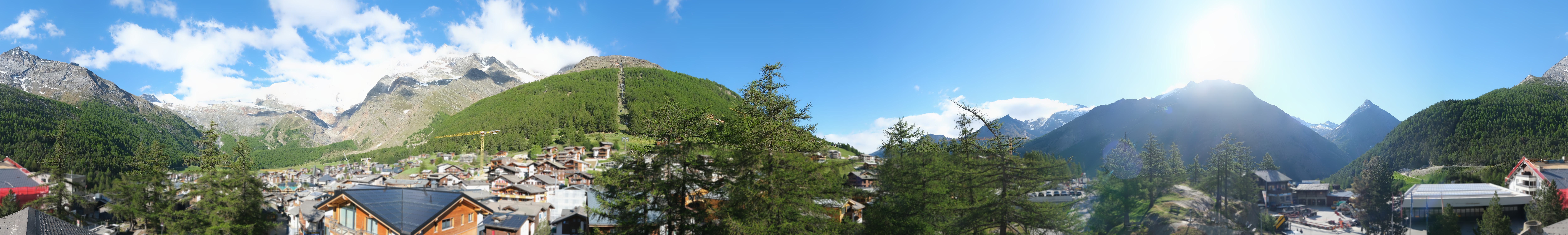 Archived image Webcam Saas Fee - View Village