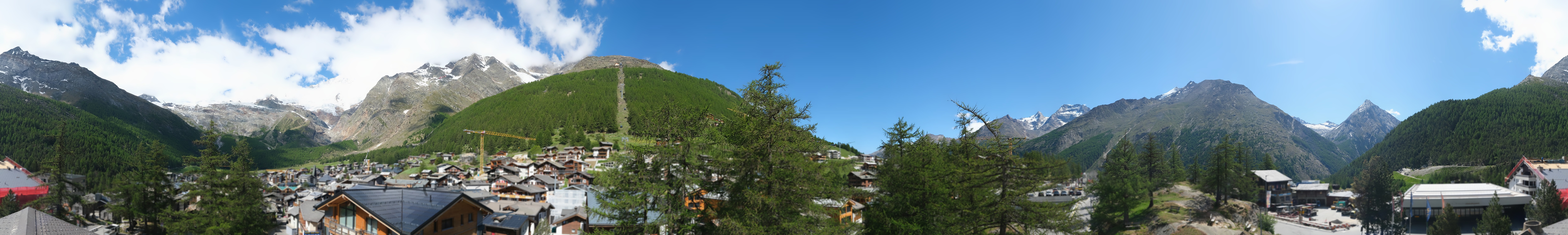 Archived image Webcam Saas Fee - View Village