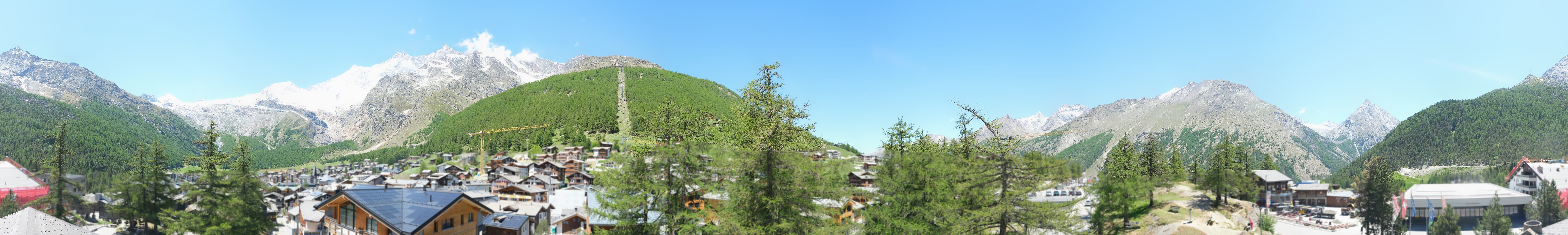 Archived image Webcam Saas Fee - View Village