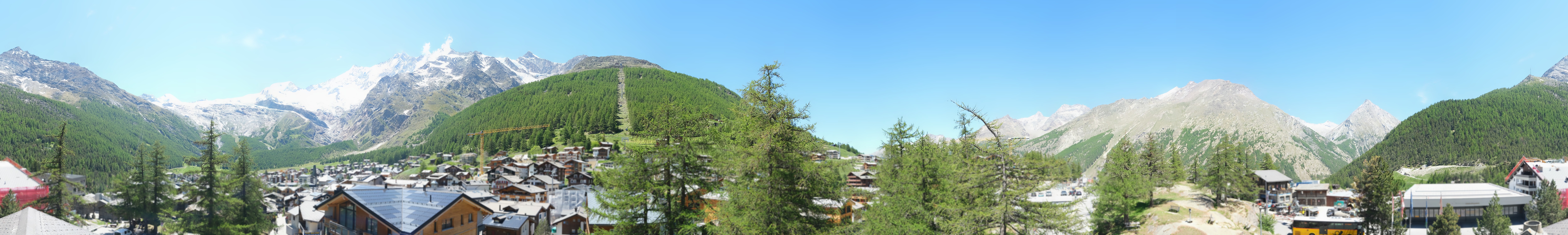 Archived image Webcam Saas Fee - View Village