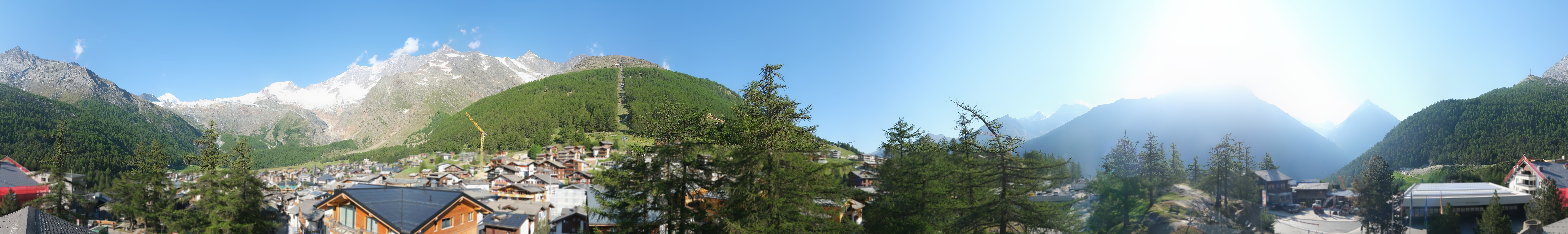 Archived image Webcam Saas Fee - View Village
