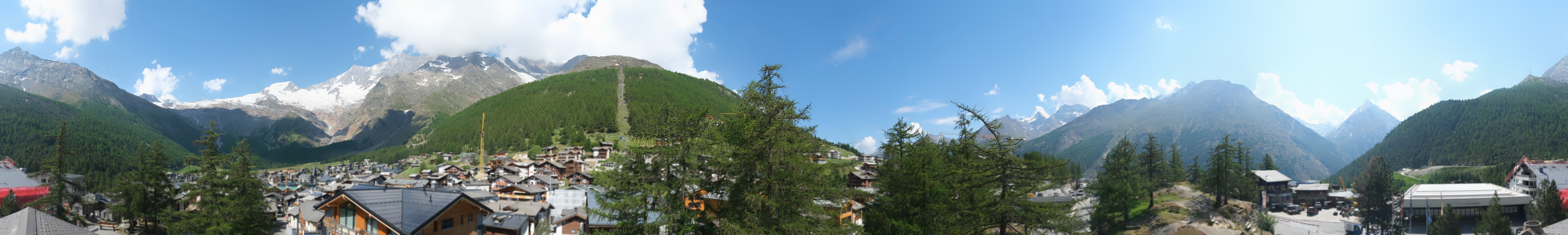 Archived image Webcam Saas Fee - View Village