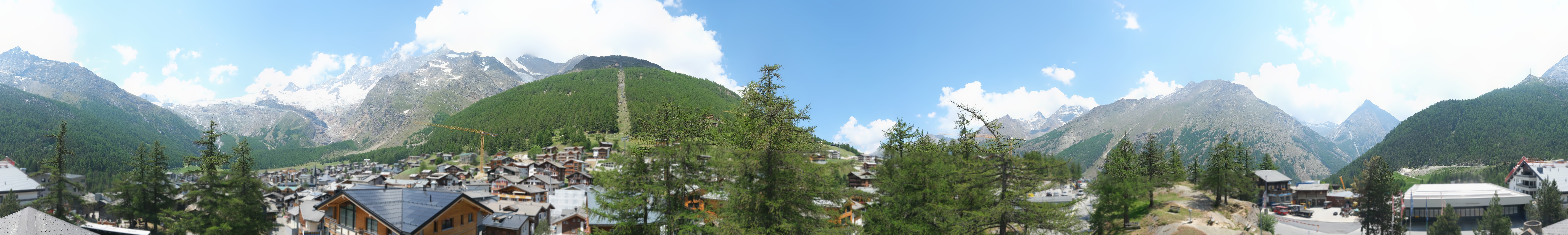 Archived image Webcam Saas Fee - View Village