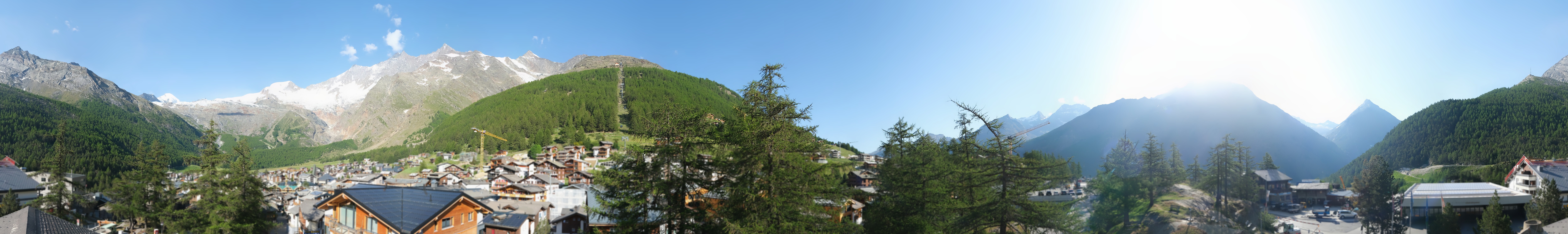 Archived image Webcam Saas Fee - View Village