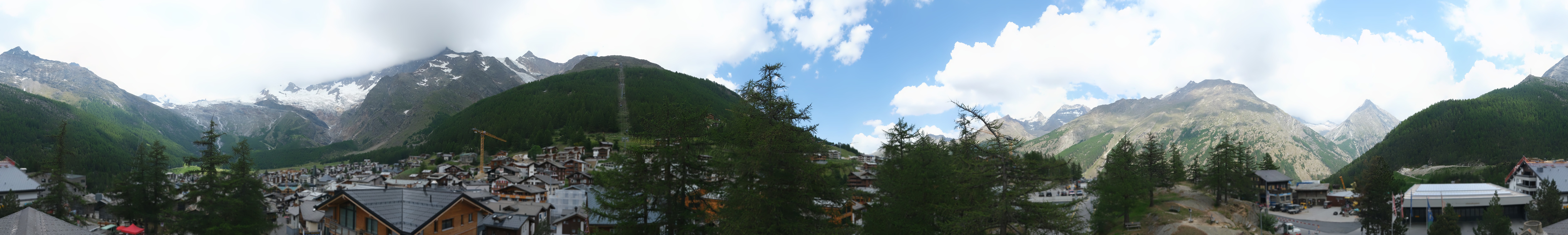 Archived image Webcam Saas Fee - View Village