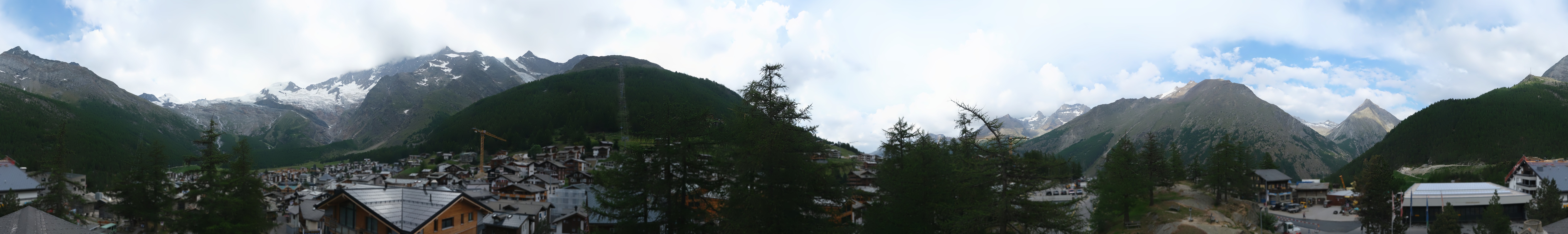 Archived image Webcam Saas Fee - View Village