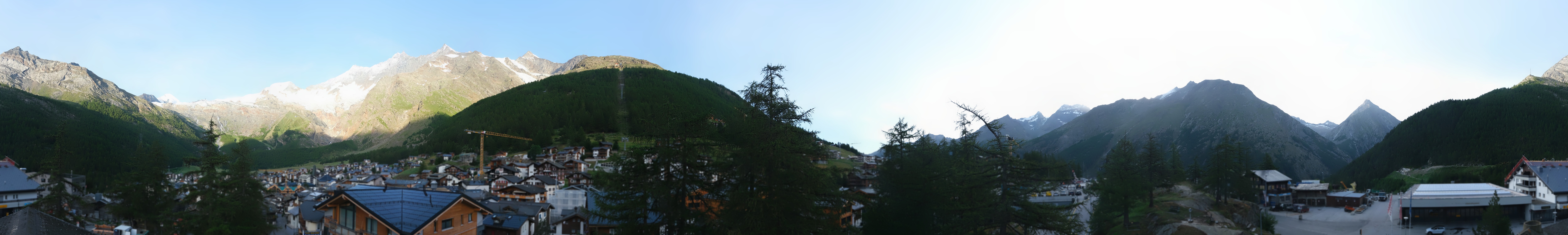 Archived image Webcam Saas Fee - View Village