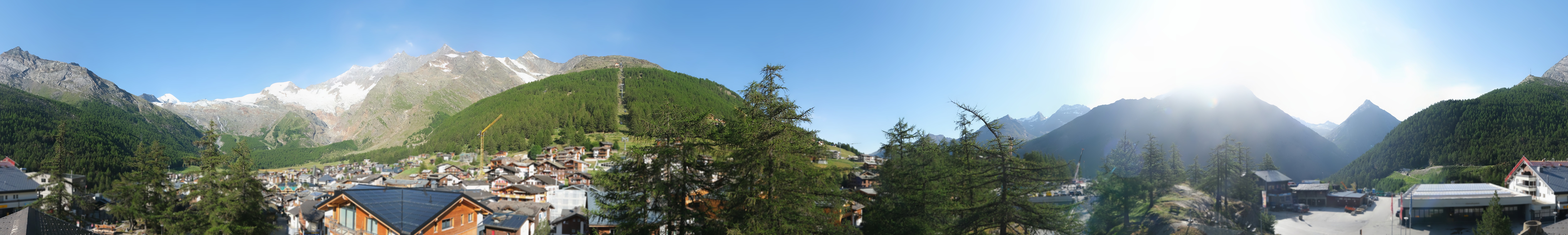 Archived image Webcam Saas Fee - View Village