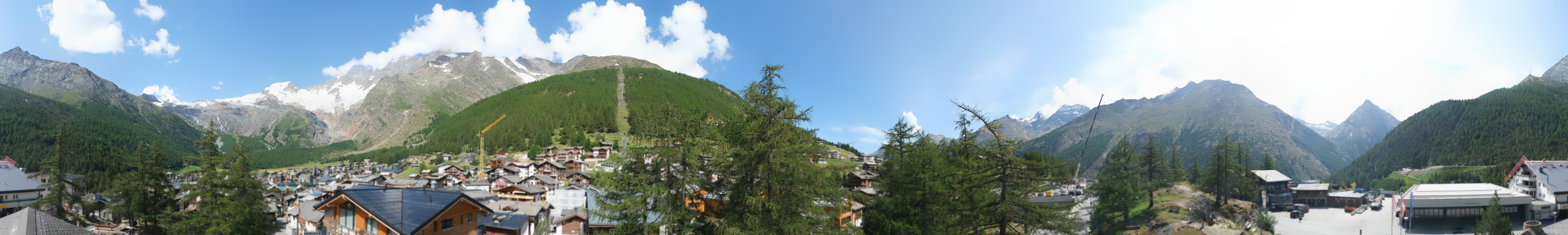 Archived image Webcam Saas Fee - View Village
