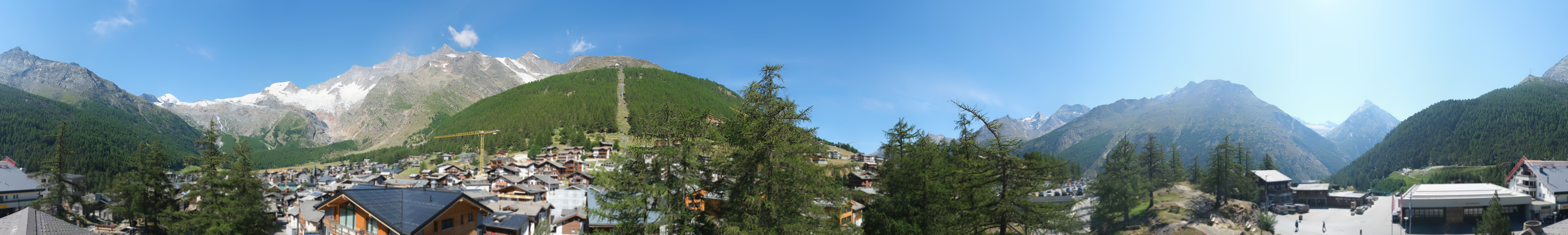 Archived image Webcam Saas Fee - View Village