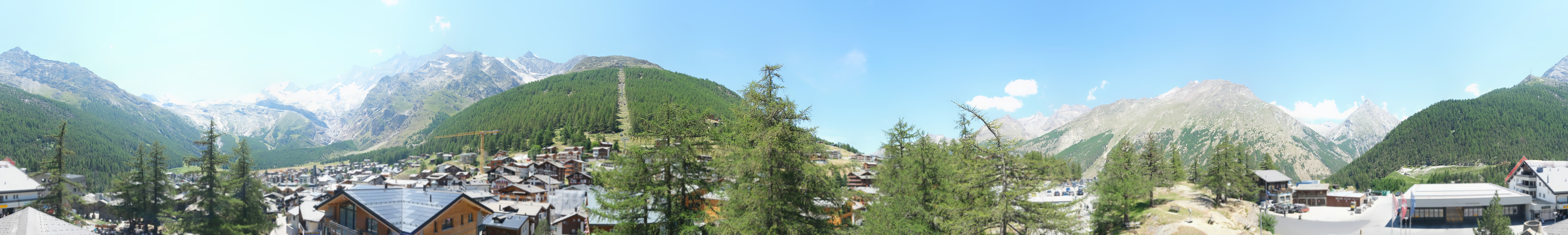 Archived image Webcam Saas Fee - View Village