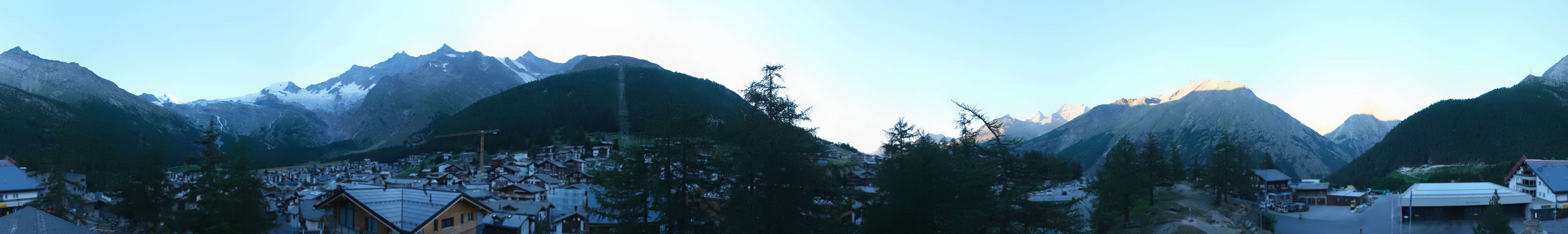 Archived image Webcam Saas Fee - View Village