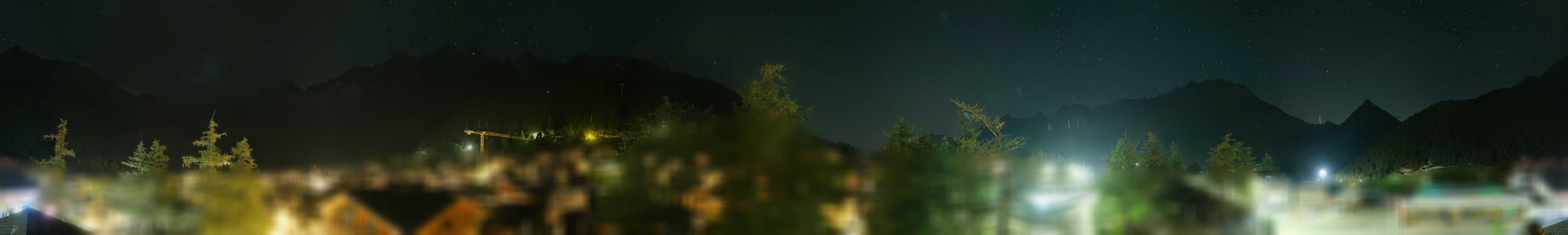 Archiv Foto Webcam Saas Fee: Blick in den Ortskern