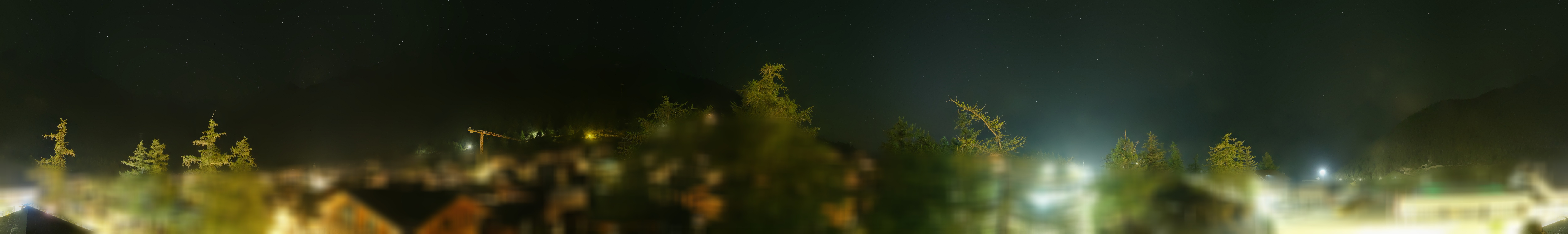 Archiv Foto Webcam Saas Fee: Blick in den Ortskern