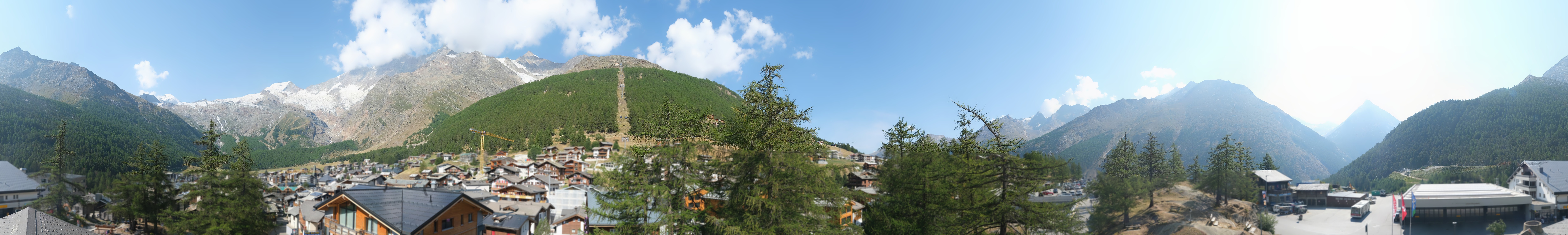 Archived image Webcam Saas Fee - View Village