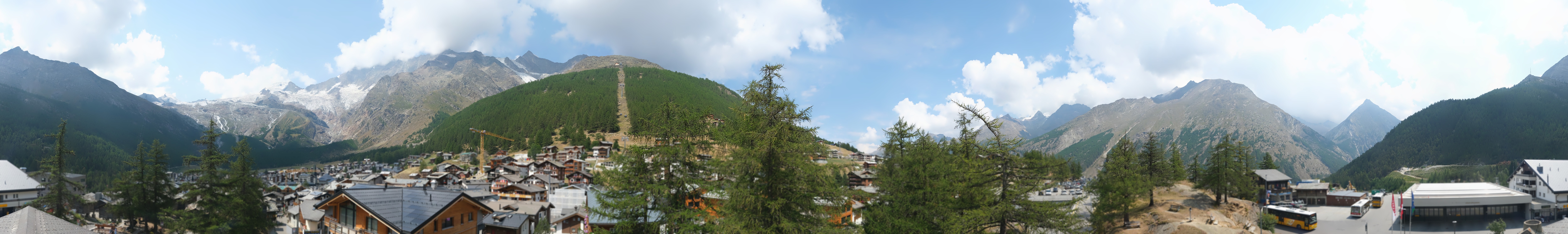 Archived image Webcam Saas Fee - View Village