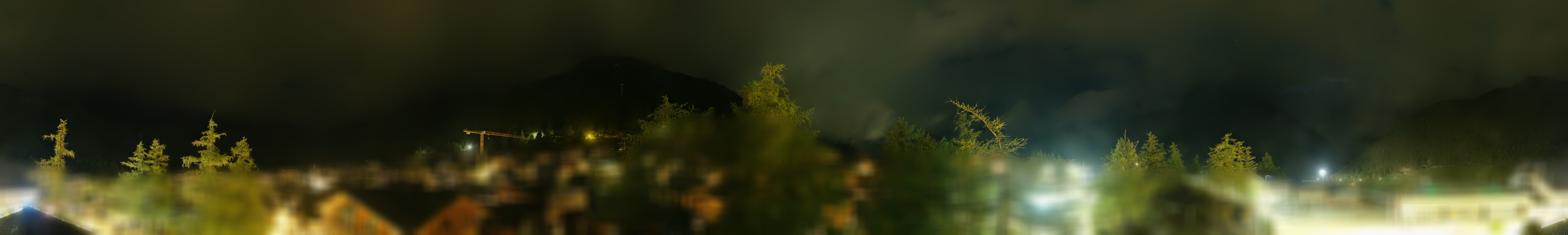 Archiv Foto Webcam Saas Fee: Blick in den Ortskern