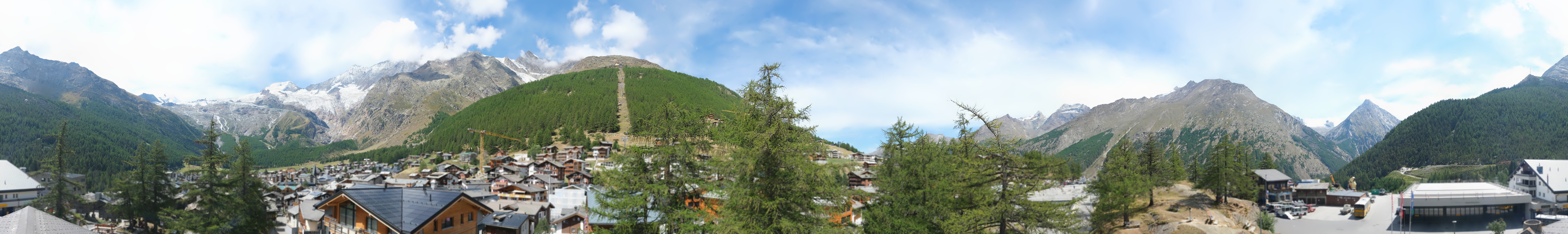 Archived image Webcam Saas Fee - View Village