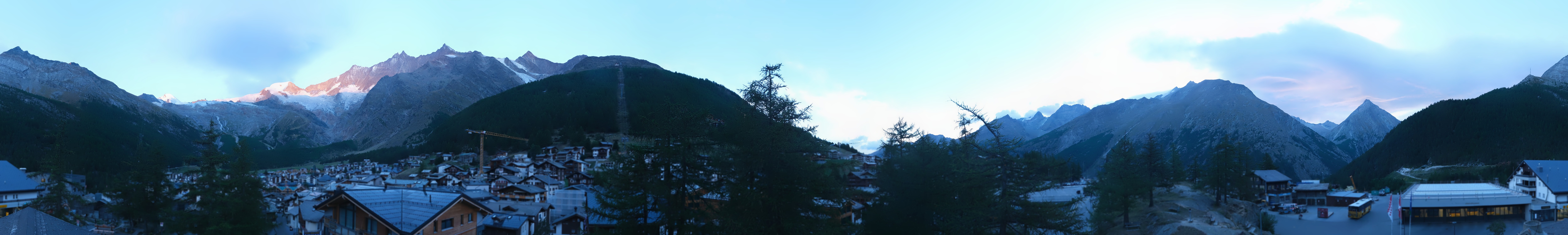 Archived image Webcam Saas Fee - View Village