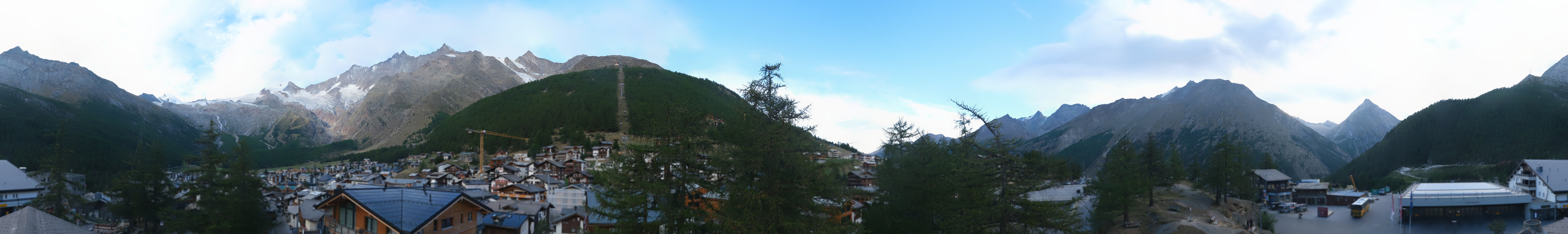 Archived image Webcam Saas Fee - View Village