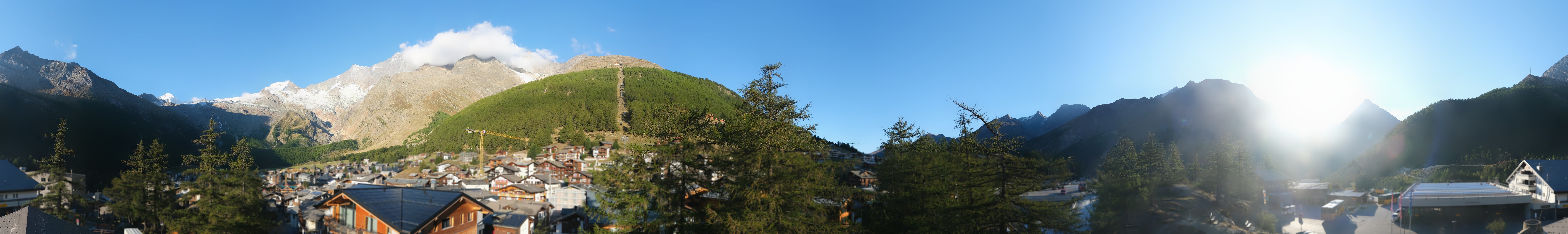Archived image Webcam Saas Fee - View Village
