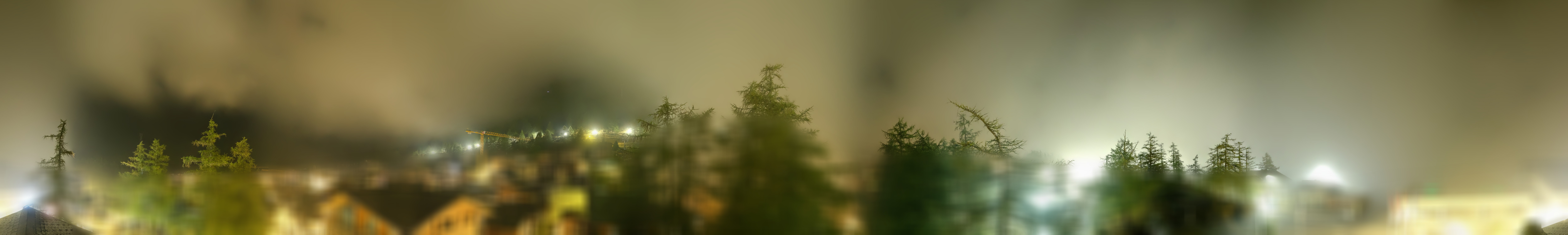 Archiv Foto Webcam Saas Fee: Blick in den Ortskern