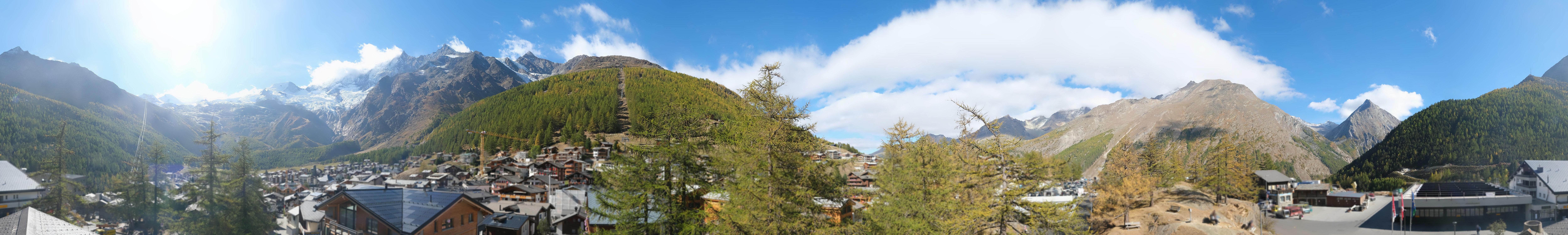 Archived image Webcam Saas Fee - View Village