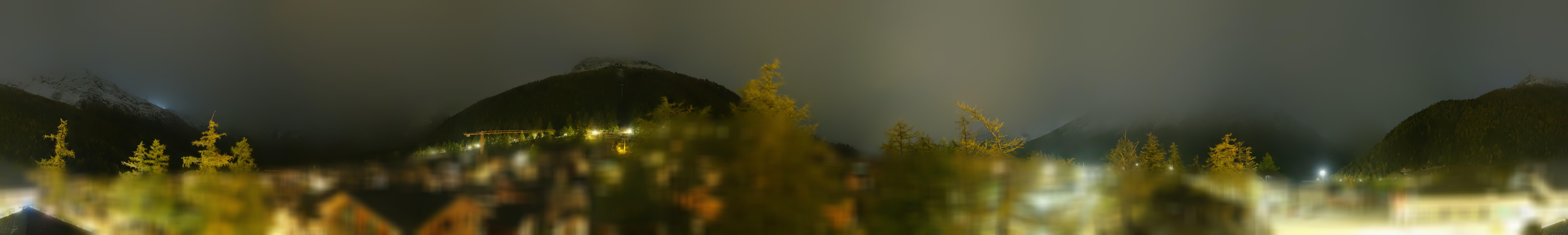 Archiv Foto Webcam Saas Fee: Blick in den Ortskern