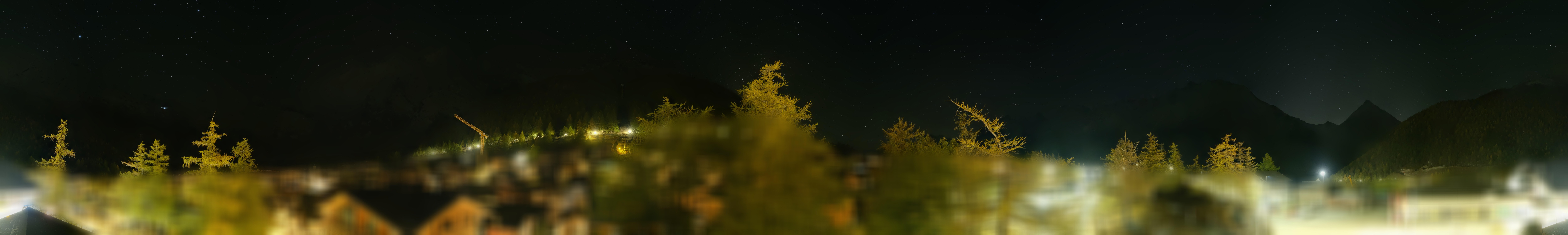 Archiv Foto Webcam Saas Fee: Blick in den Ortskern
