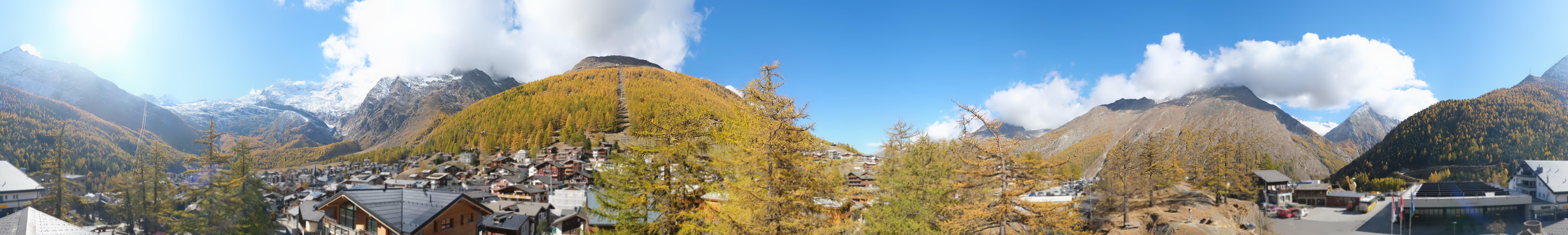 Archived image Webcam Saas Fee - View Village