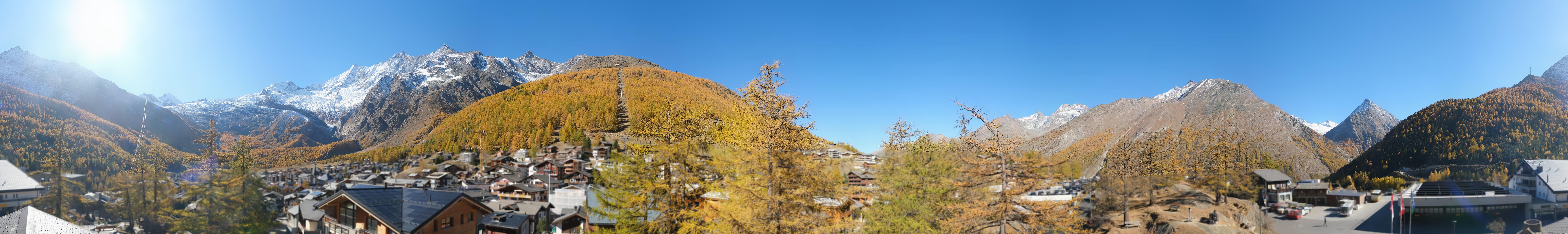 Archived image Webcam Saas Fee - View Village