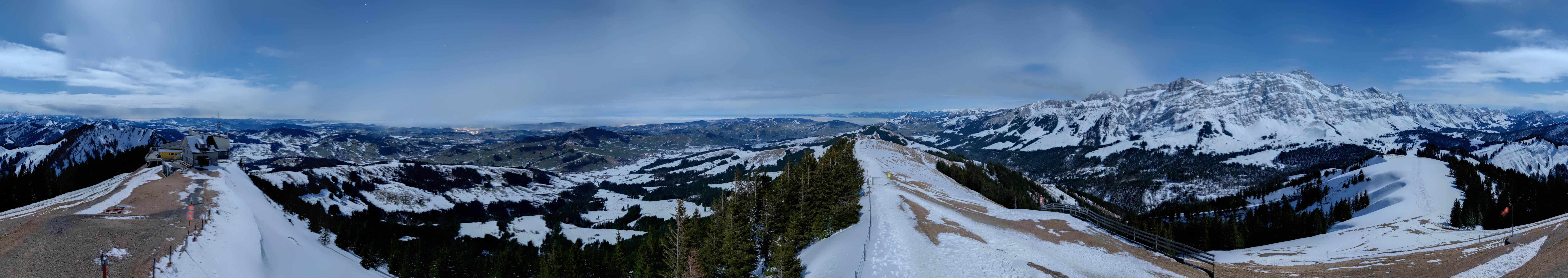 Archiv Foto Webcam Blick vom Kronberg im Appenzellerland
