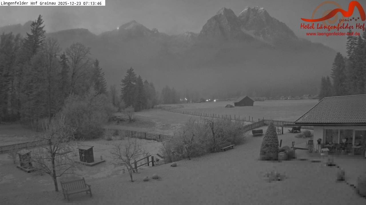Archiv Foto Webcam Zugspitzdorf Grainau: Längenfelder Hof