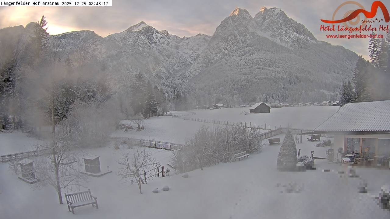 Archiv Foto Webcam Zugspitzdorf Grainau: Längenfelder Hof