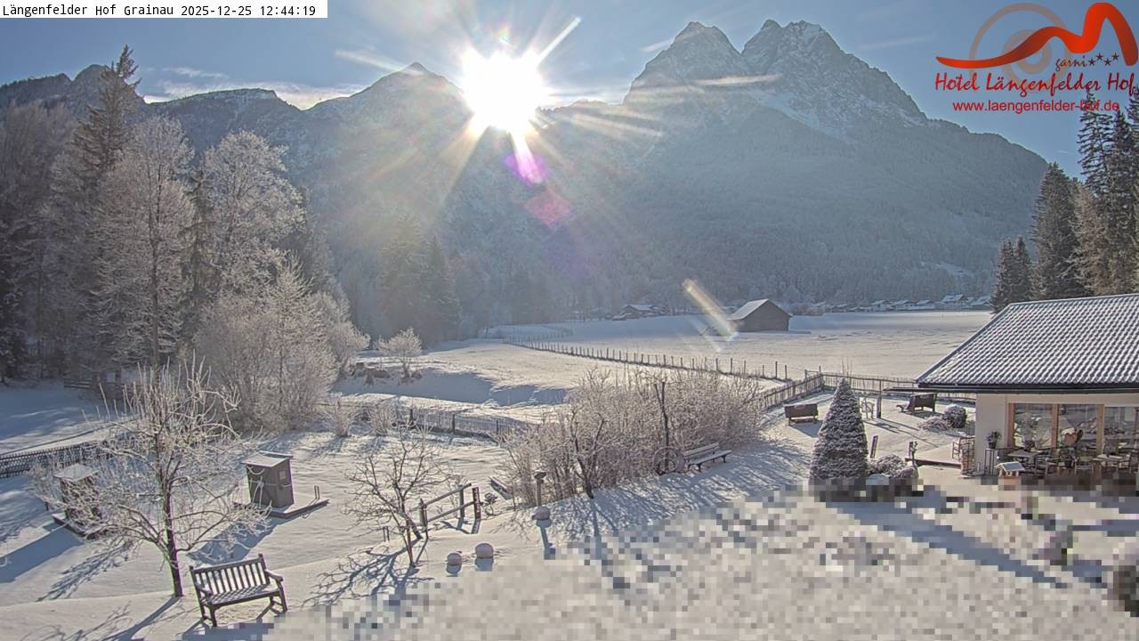 Archiv Foto Webcam Zugspitzdorf Grainau: Längenfelder Hof