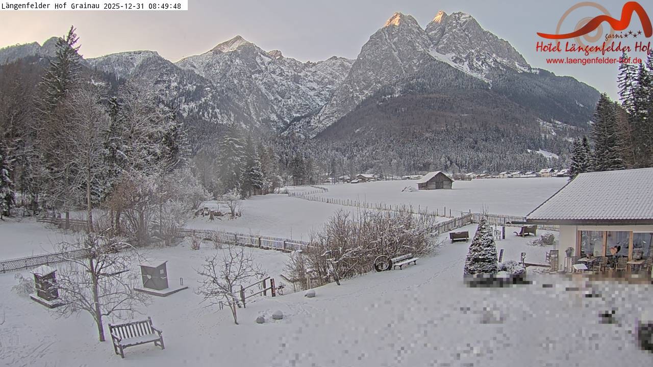 Archiv Foto Webcam Zugspitzdorf Grainau: Längenfelder Hof