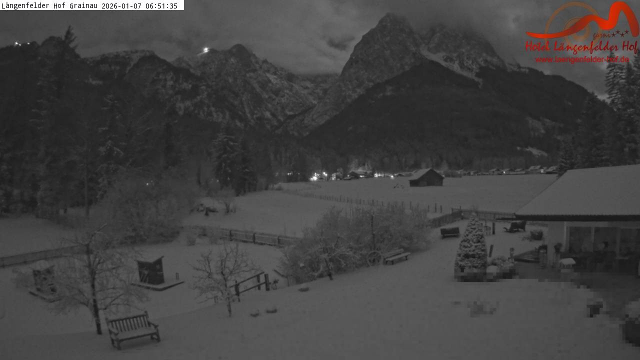 Archiv Foto Webcam Zugspitzdorf Grainau: Längenfelder Hof
