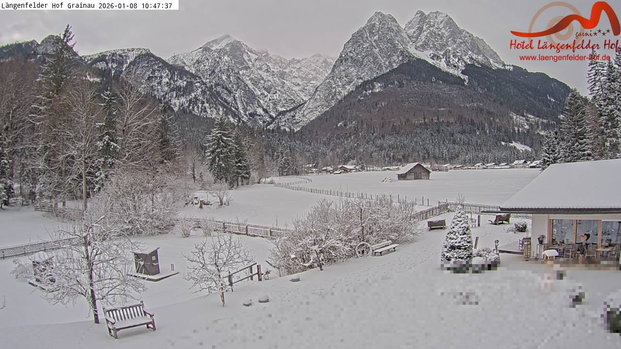 Archiv Foto Webcam Zugspitzdorf Grainau: Längenfelder Hof