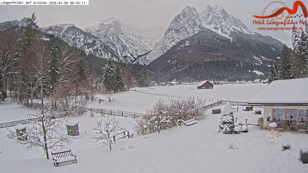 Archiv Foto Webcam Zugspitzdorf Grainau: Längenfelder Hof