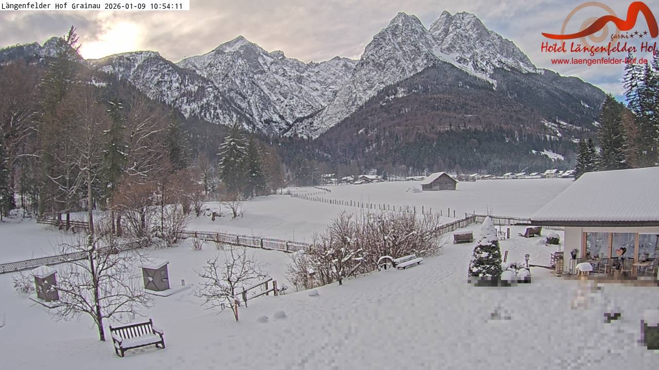 Archiv Foto Webcam Zugspitzdorf Grainau: Längenfelder Hof