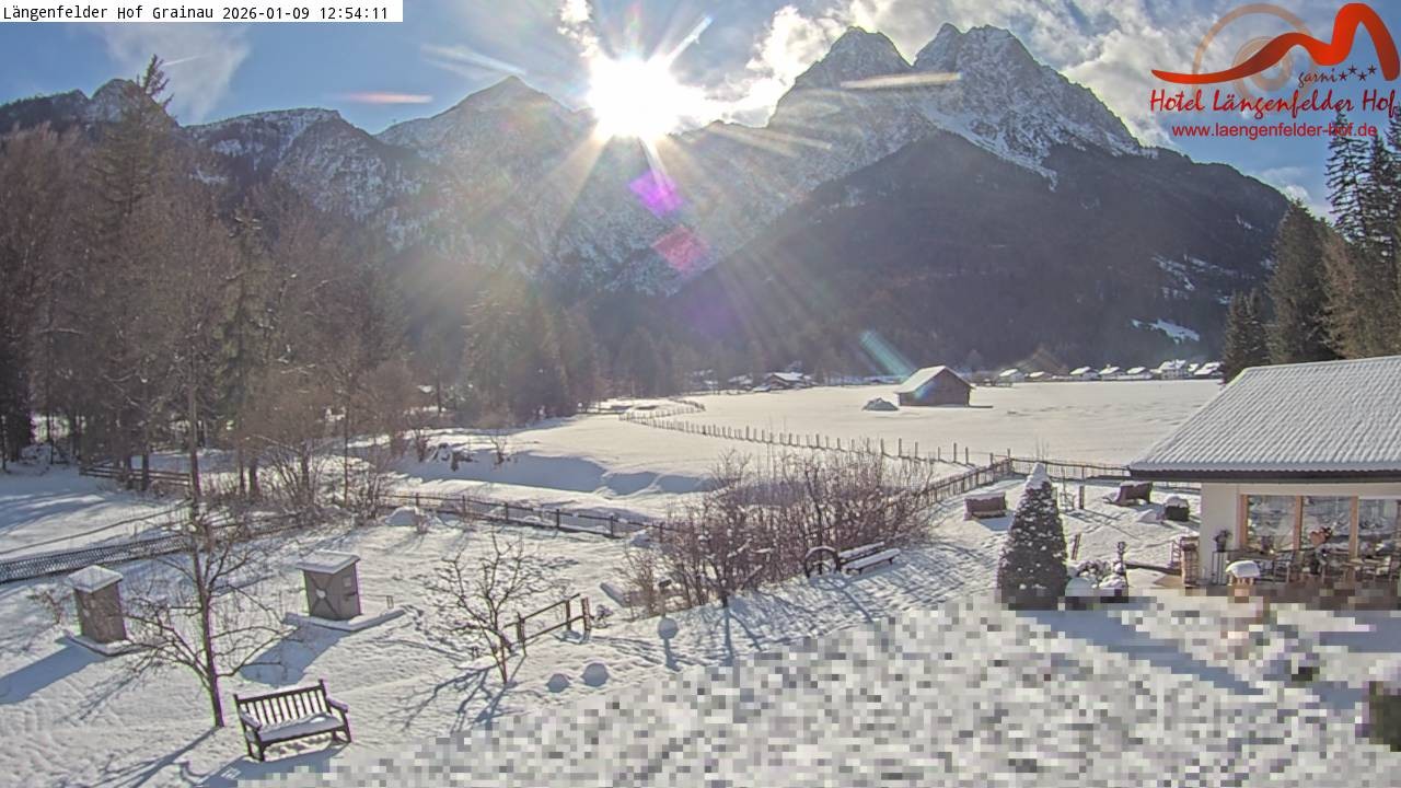 Archiv Foto Webcam Zugspitzdorf Grainau: Längenfelder Hof