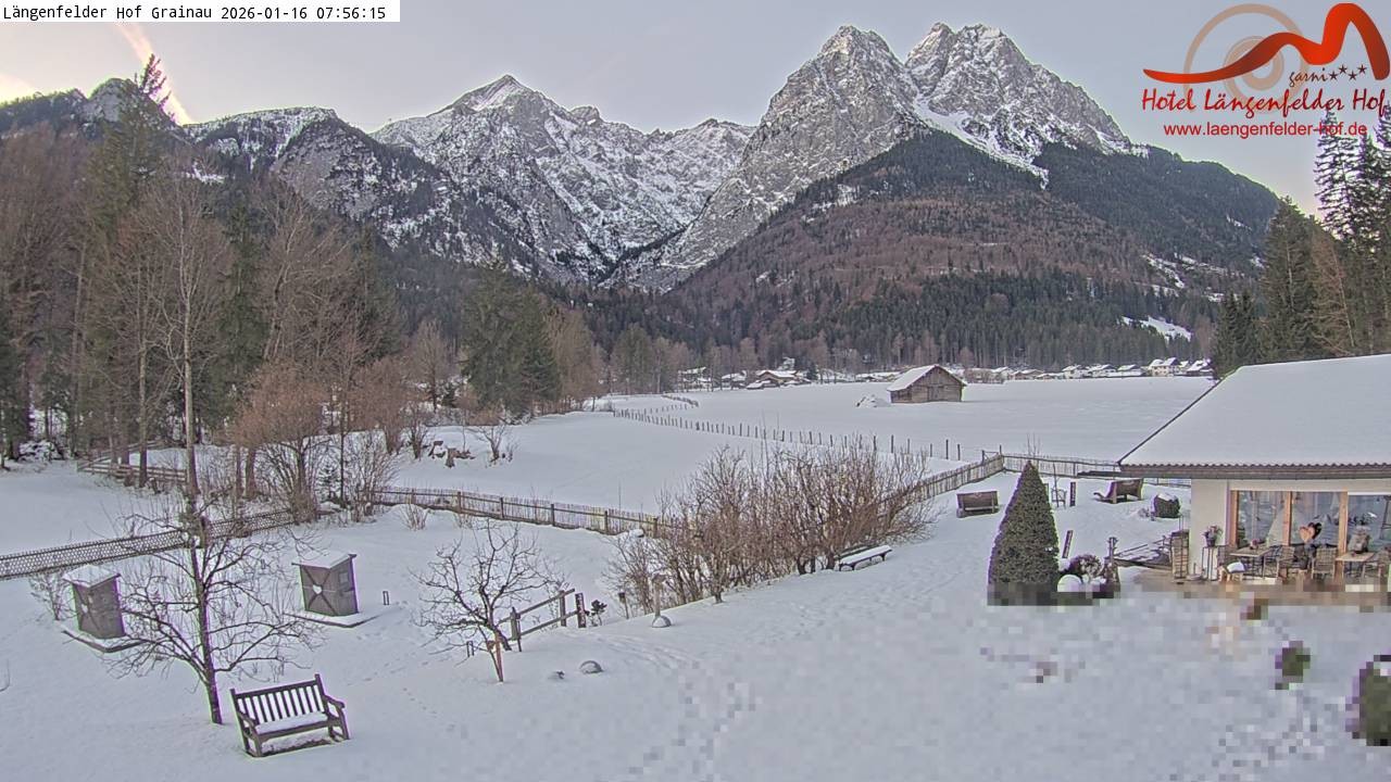 Archiv Foto Webcam Zugspitzdorf Grainau: Längenfelder Hof