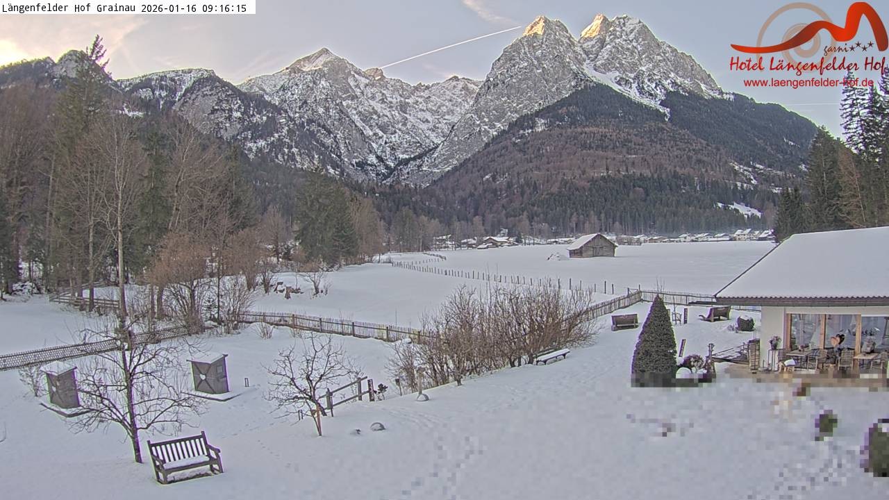 Archiv Foto Webcam Zugspitzdorf Grainau: Längenfelder Hof