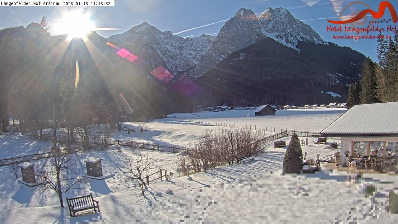 Archiv Foto Webcam Zugspitzdorf Grainau: Längenfelder Hof