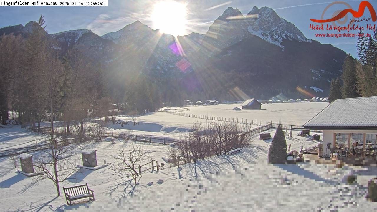 Archiv Foto Webcam Zugspitzdorf Grainau: Längenfelder Hof