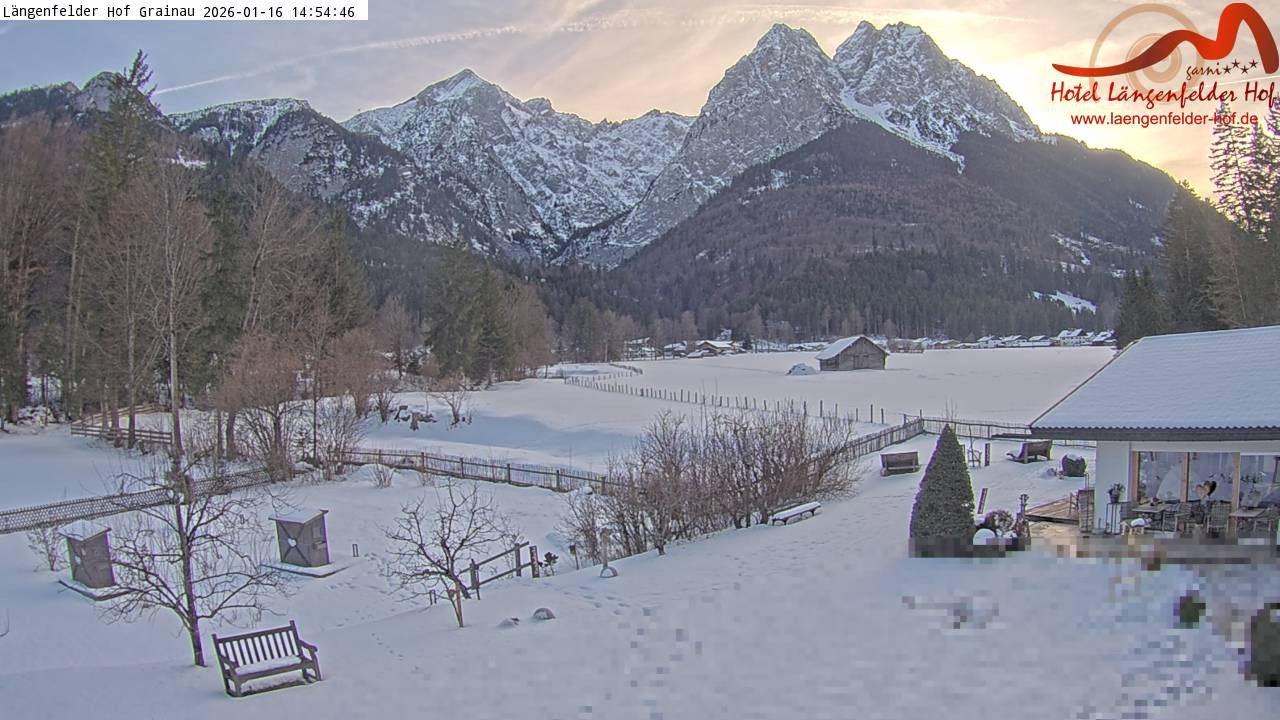 Archiv Foto Webcam Zugspitzdorf Grainau: Längenfelder Hof